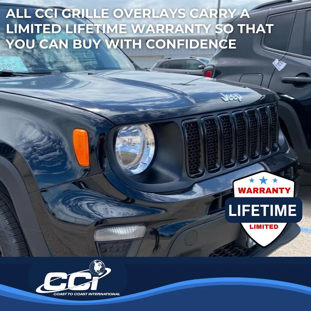 IWCGI503BLK – COAST2COAST Grille Insert, Grill Overlay Mesh OEM Look Painted Gloss Black ABS Plastic - view 3
